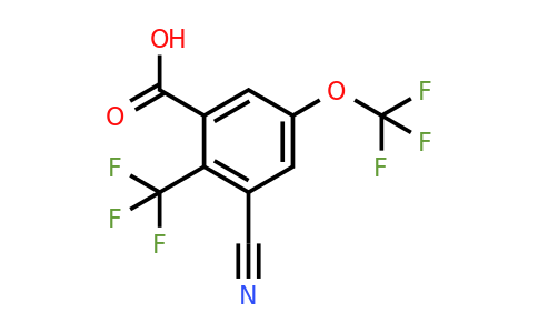 1803706-40-2 | 3-Cyano-5-trifluoromethoxy-2-(trifluoromethyl)benzoic acid