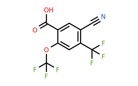 1803706-44-6 | 5-Cyano-2-trifluoromethoxy-4-(trifluoromethyl)benzoic acid