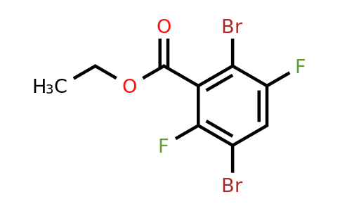 1803707-24-5 | Ethyl 2,5-dibromo-3,6-difluorobenzoate