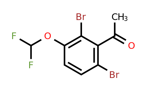 1803708-98-6 | 2',6'-Dibromo-3'-(difluoromethoxy)acetophenone