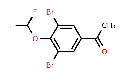 1803709-06-9 | 3',5'-Dibromo-4'-(difluoromethoxy)acetophenone