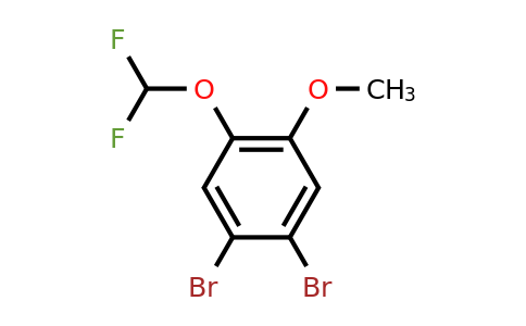 1803709-24-1 | 4,5-Dibromo-2-(difluoromethoxy)anisole
