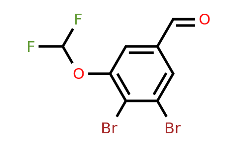 1803709-44-5 | 3,4-Dibromo-5-(difluoromethoxy)benzaldehyde