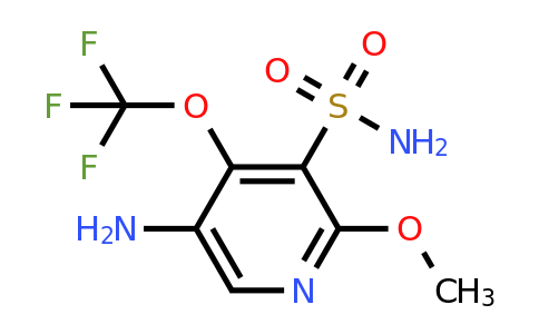 5-Amino-2-methoxy-4-(trifluoromethoxy)pyridine-3-sulfonamide