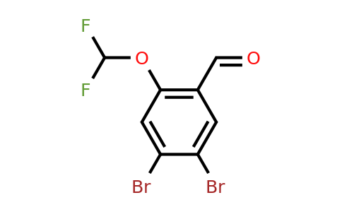1803709-48-9 | 4,5-Dibromo-2-(difluoromethoxy)benzaldehyde