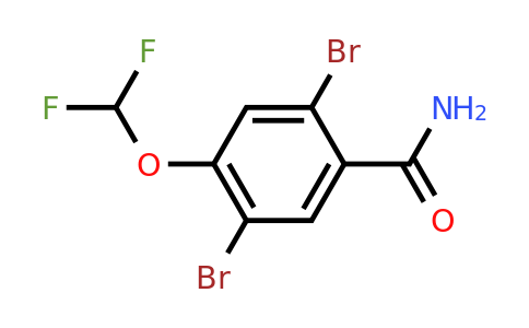 1803709-70-7 | 2,5-Dibromo-4-(difluoromethoxy)benzamide