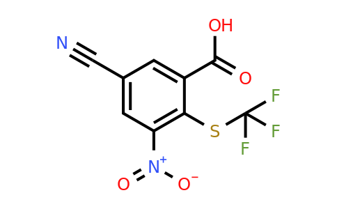 1803710-08-8 | 5-Cyano-3-nitro-2-(trifluoromethylthio)benzoic acid