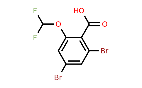 1803710-54-4 | 2,4-Dibromo-6-(difluoromethoxy)benzoic acid