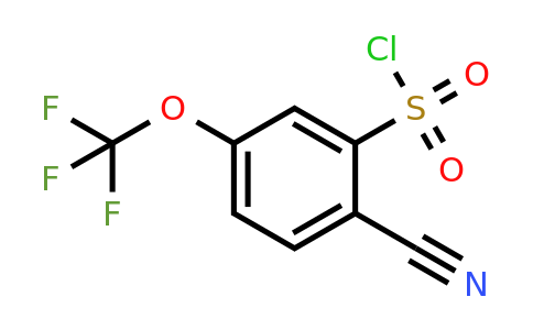 1803711-57-0 | 2-Cyano-5-(trifluoromethoxy)benzenesulfonylchloride