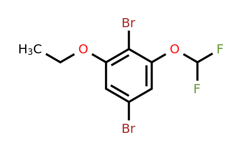 1803711-62-7 | 1,4-Dibromo-2-difluoromethoxy-6-ethoxybenzene