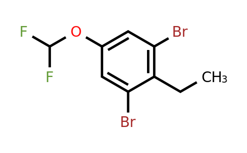 1803711-73-0 | 1,3-Dibromo-5-difluoromethoxy-2-ethylbenzene