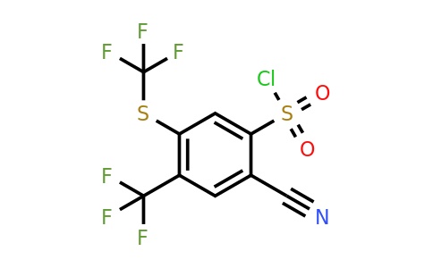 1803711-75-2 | 2-Cyano-4-trifluoromethyl-5-(trifluoromethylthio)benzenesulfonylchloride