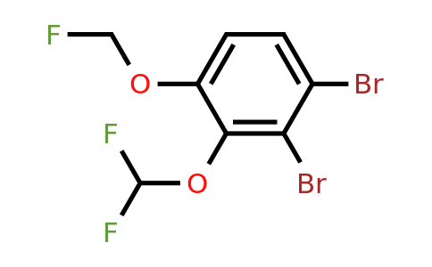1803711-84-3 | 1,2-Dibromo-3-difluoromethoxy-4-(fluoromethoxy)benzene