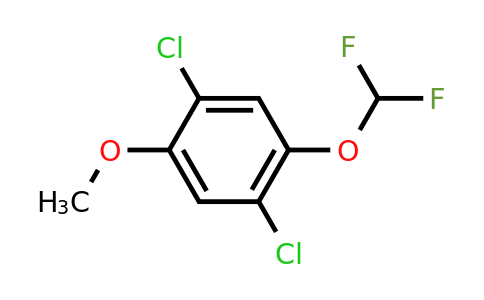 1803712-00-6 | 2,5-Dichloro-4-(difluoromethoxy)anisole
