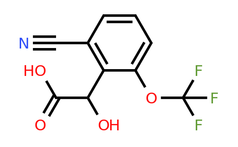 1803712-16-4 | 2-Cyano-6-(trifluoromethoxy)mandelic acid