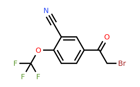 1803712-23-3 | 3'-Cyano-4'-(trifluoromethoxy)phenacyl bromide