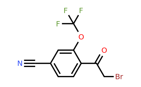 1803712-30-2 | 4'-Cyano-2'-(trifluoromethoxy)phenacyl bromide