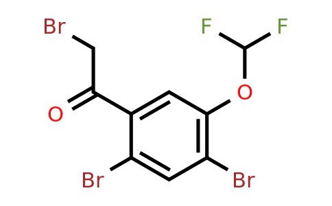 1803712-36-8 | 2',4'-Dibromo-5'-(difluoromethoxy)phenacyl bromide