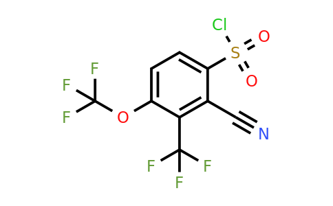 1803712-70-0 | 2-Cyano-4-trifluoromethoxy-3-(trifluoromethyl)benzenesulfonylchloride