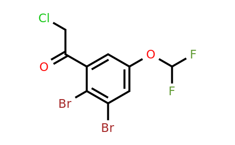1803712-83-5 | 2',3'-Dibromo-5'-(difluoromethoxy)phenacyl chloride