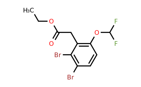 1803713-21-4 | Ethyl 2,3-dibromo-6-(difluoromethoxy)phenylacetate