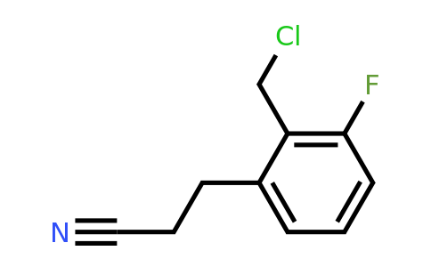 1803713-29-2 | 2-(Chloromethyl)-3-fluorophenylpropanenitrile