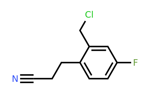 1803713-32-7 | 2-(Chloromethyl)-4-fluorophenylpropanenitrile