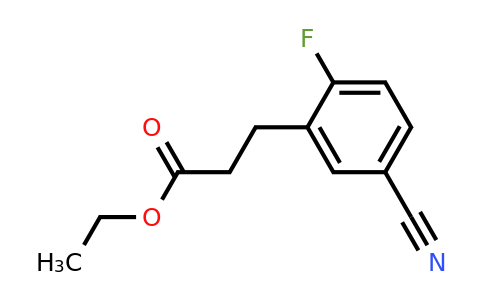 1803713-60-1 | Ethyl 5-cyano-2-fluorophenylpropanoate