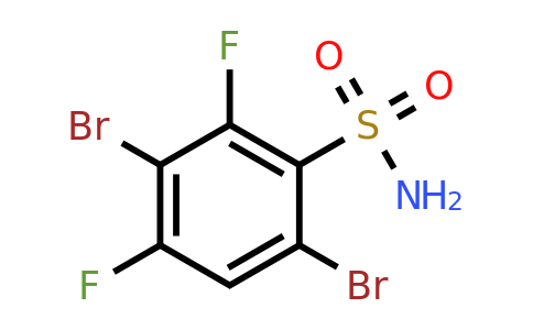 1803713-90-7 | 3,6-Dibromo-2,4-difluorobenzenesulfonamide