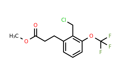 1803714-30-8 | Methyl 3-(2-(chloromethyl)-3-(trifluoromethoxy)phenyl)propanoate