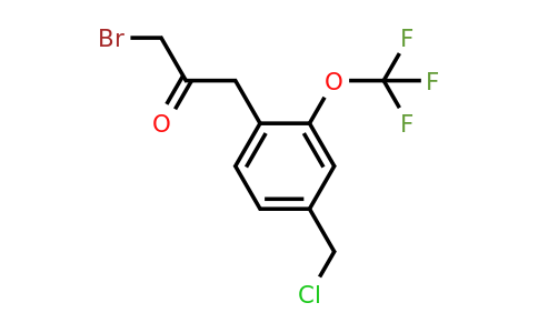 1803714-61-5 | 1-Bromo-3-(4-(chloromethyl)-2-(trifluoromethoxy)phenyl)propan-2-one