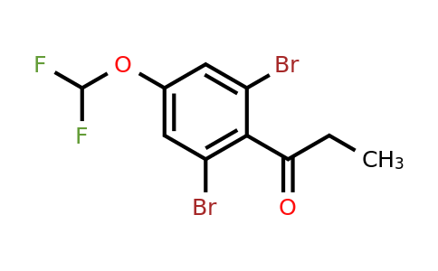 1803715-13-0 | 2',6'-Dibromo-4'-(difluoromethoxy)propiophenone