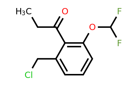 1803715-51-6 | 1-(2-(Chloromethyl)-6-(difluoromethoxy)phenyl)propan-1-one