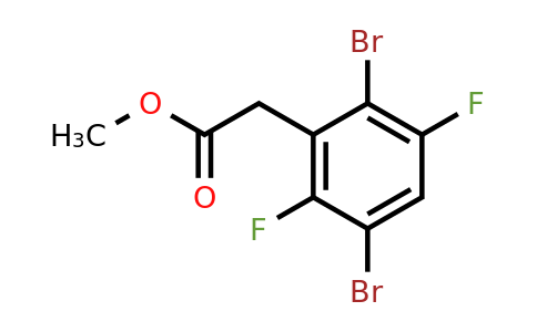 1803715-64-1 | Methyl 2,5-dibromo-3,6-difluorophenylacetate