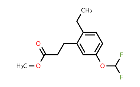 1803716-46-2 | Methyl 5-(difluoromethoxy)-2-ethylphenylpropanoate