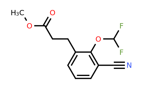 1803716-53-1 | Methyl 3-(3-cyano-2-(difluoromethoxy)phenyl)propanoate
