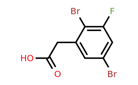 1803716-70-2 | 2,5-Dibromo-3-fluorophenylacetic acid