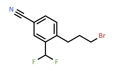 1803717-07-8 | 4-(3-Bromopropyl)-3-(difluoromethyl)benzonitrile