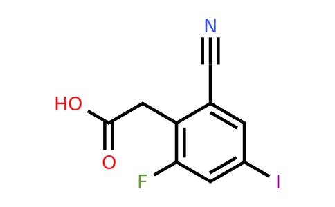 1803717-26-1 | 2-Cyano-6-fluoro-4-iodophenylacetic acid
