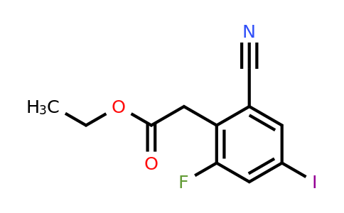 1803717-30-7 | Ethyl 2-cyano-6-fluoro-4-iodophenylacetate