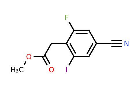 1803717-40-9 | Methyl 4-cyano-2-fluoro-6-iodophenylacetate