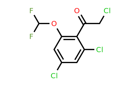 1803717-67-0 | 2',4'-Dichloro-6'-(difluoromethoxy)phenacyl chloride