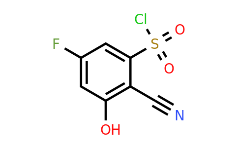 1803717-94-3 | 2-Cyano-5-fluoro-3-hydroxybenzenesulfonylchloride