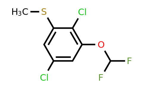 1803717-95-4 | 2,5-Dichloro-3-(difluoromethoxy)thioanisole