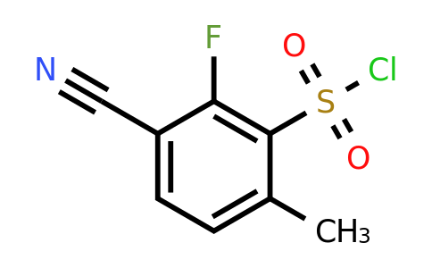 1803717-96-5 | 3-Cyano-2-fluoro-6-methylbenzenesulfonyl chloride