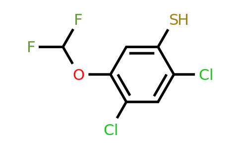 1803718-03-7 | 2,4-Dichloro-5-(difluoromethoxy)thiophenol