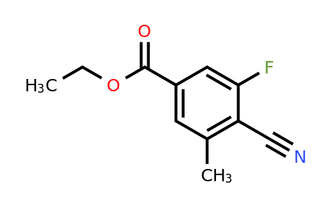 1803718-04-8 | Ethyl 4-cyano-3-fluoro-5-methylbenzoate