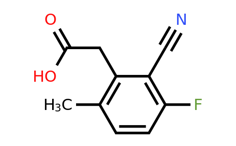 1803718-06-0 | 2-Cyano-3-fluoro-6-methylphenylacetic acid