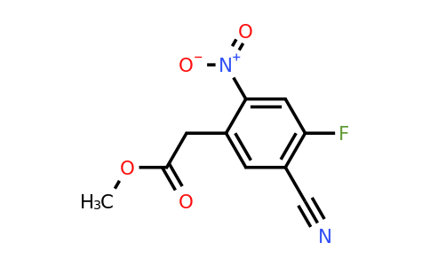 1803718-59-3 | Methyl 5-cyano-4-fluoro-2-nitrophenylacetate