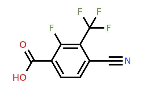 1803719-45-0 | 4-Cyano-2-fluoro-3-(trifluoromethyl)benzoic acid
